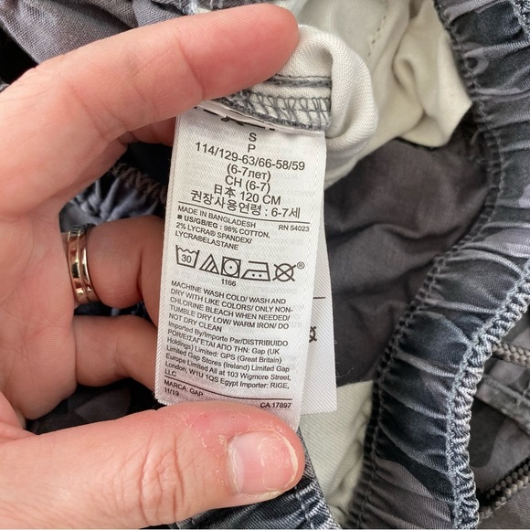 Gap Kids Little Boys Camouflage Cargo Pants Size Small - Picture 6 of 7